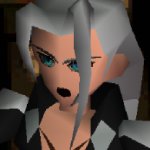 Surprised Sephiroth face meme