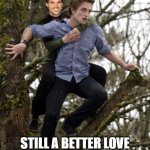 twilight | STILL A BETTER LOVE STORY THAN THE ORIGINAL | image tagged in twilight | made w/ Imgflip meme maker