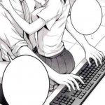 GIRLFRIEND TRIES TO GET BOYFRIEND OFF THE COMPUTER