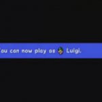 you can now play as luigi