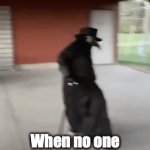 Plague doctor acting kinda gangsta doe | When no one invites you but you come for no reason | image tagged in gifs,invited,doctor | made w/ Imgflip video-to-gif maker