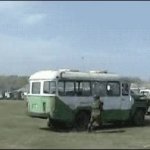 Bomb disposal mishap bus blown up GIF Template