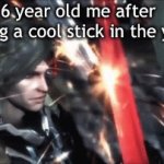stick go shing shing | 6 year old me after finding a cool stick in the yard: | image tagged in gifs,memes,jetstream sam | made w/ Imgflip video-to-gif maker