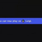 You can now play as luigi