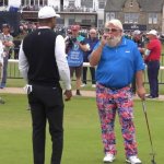 pink pants golfer