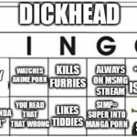 Dickhead Bingo (edited)