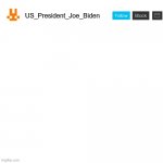 US_President_Joe_Biden announcement template with new bunny icon
