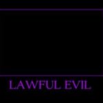 Lawful Evil alignment blank