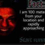 I am X meters away from your location template