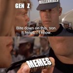Millennial advice to Gen Z meme