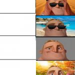 mr incredible hot to cold meme