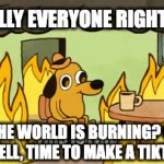 This is fine Blank Template - Imgflip