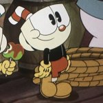 Cuphead innocent face template