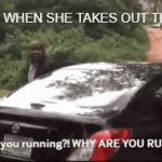 becausei'mscared | MY MOM WHEN SHE TAKES OUT THE BELT: | image tagged in gifs,why are you running,mom | made w/ Imgflip video-to-gif maker
