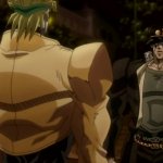 Jotato and Dio Approaching GIF Template
