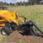 Ditch digging machine robot digger drone