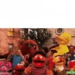 Elmo dance party GIF Template