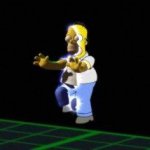 Homer Simpson 2d 3D template