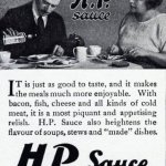 H.P. Sauce ad