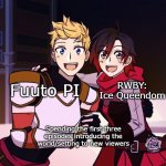 Lancaster holding hands | Fuuto PI; RWBY: Ice Queendom; Spending the first three episodes introducing the world/setting to new viewers | image tagged in lancaster holding hands | made w/ Imgflip meme maker