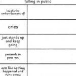 Falling in public