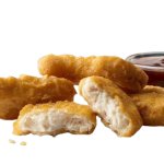 Chicken Nuggets From McDonalds Two Bites With Sauce meme