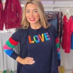 Dannii love pride shirt