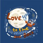 love you to the moon and back meme