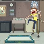 Rick and morty flat surface