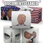 Trump Documents Leaked Template meme
