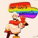 Papyrus says hello template