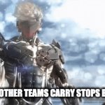 boss music starts playing | POV: THE OTHER TEAMS CARRY STOPS BEING AFK | image tagged in gifs,raiden | made w/ Imgflip video-to-gif maker