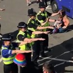 Police Macarena meme