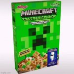 Minecraft Creeper Crunch template