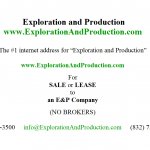 Exploration and Production dot-com