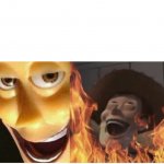 Fire Woody meme