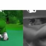 Virgin Luigi vs. Chad Mario GIF Template