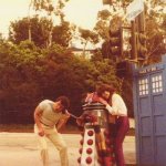 Dr. Who Elisabeth Sladen and Ian Marter 1980