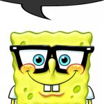 Nerd Spongebob (dark) meme