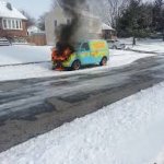 Scooby Doo Van Burning