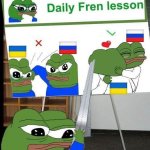 Daily fren lesson Russia Ukraine