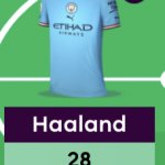 Haaland 28 C in FPL