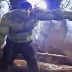 Hulk punches Thor GIF Template