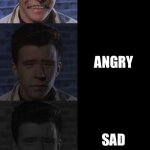 Rick Astley Becoming Sad True Form | MR INCREDIBLE BECOMING ___ GETS DELETED; LUSER; SICK; DEMONIC; ANGRY; SAD; CANNY; UNCANNY; ALL OF THEM =( | image tagged in rick astley becoming sad true form | made w/ Imgflip meme maker