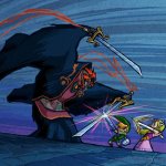 Ganon vs Link and Zelda template