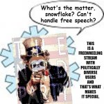 NERD Party free speech commitment meme