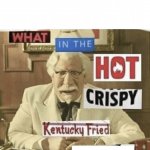 What in the hot crispy Kentucky fried fuck