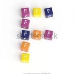 F blocks in the shape of an F
