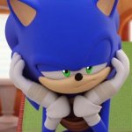Disappointed | I LITERALLY GOT TONS OF DEATH THREATS FOR
TWEETING "THE PRIDE FLAG HAS STRAIGHT
LINES." | image tagged in disappointed sonic,meme,funny memes | made w/ Imgflip meme maker