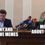 ironic | FUNNY AND CREATIVE MEMES MEMES ABOUT UPVOTES | image tagged in man and woman microphone,so true memes,memes,imgflip | made w/ Imgflip meme maker
